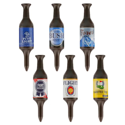 6Pc Bottle Golf Tees